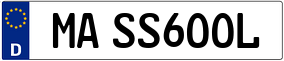 Truck License Plate